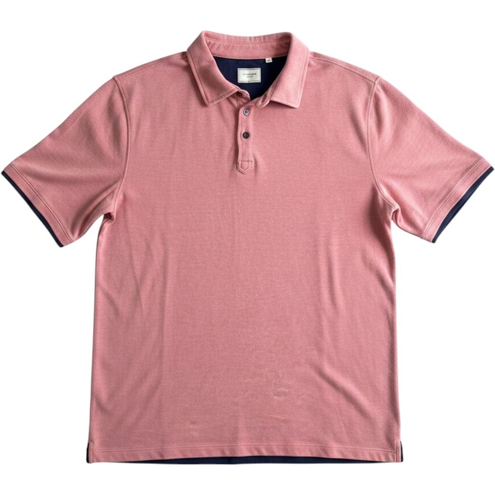 Men's 7Diamonds Happier Rose Navy Luxe Soft Polo Shirt size XXL